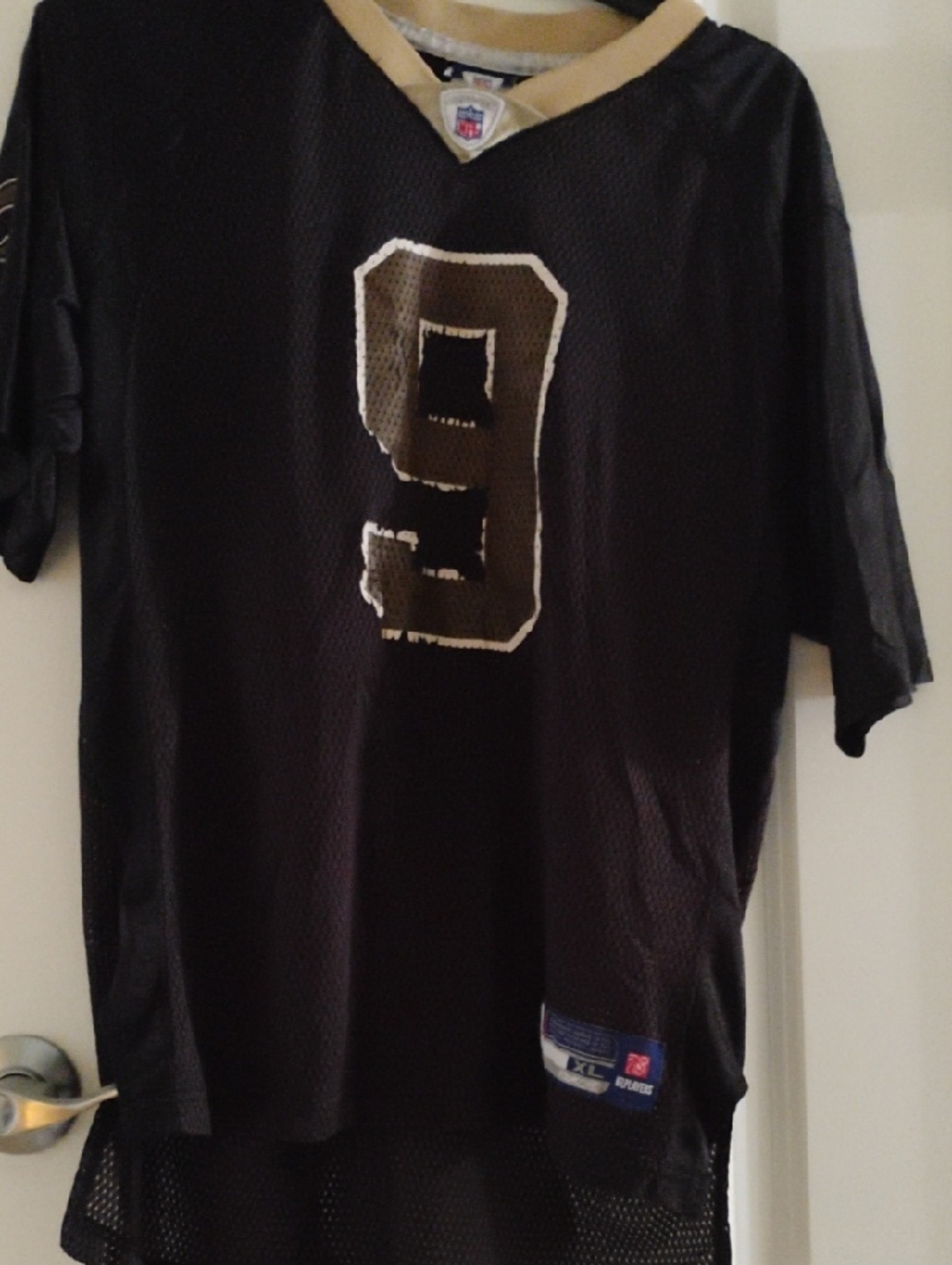 NFL Black and Gold #9 Mesh Football Jersey - NFL